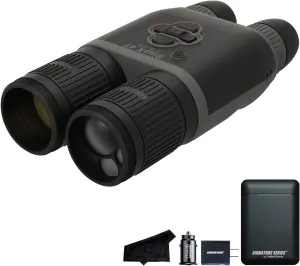 ATN BionX 4T 640 Thermal Binocular with Gen 4 640x480, 60Hz, <25 mK Sensor | 2.5-25x Magnification | Built-in Laser Rangefinder, Live Streaming Capable | Exclusive Signature Series Power Kit