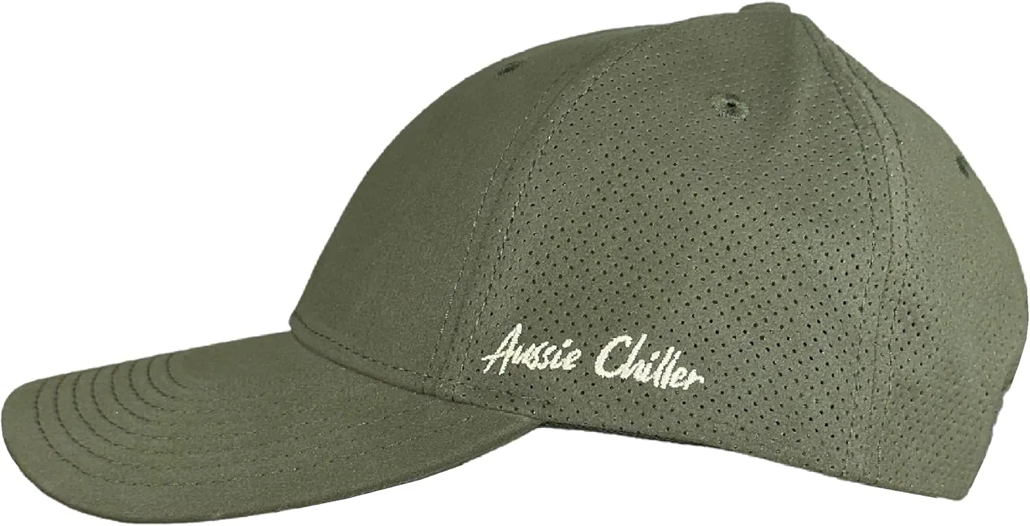 Aussie Chiller SOAK ME Cooling Ball Cap - Stay Cool on Every Adventure - Adjustable Hat - Ideal for Boating Camping, Fishing