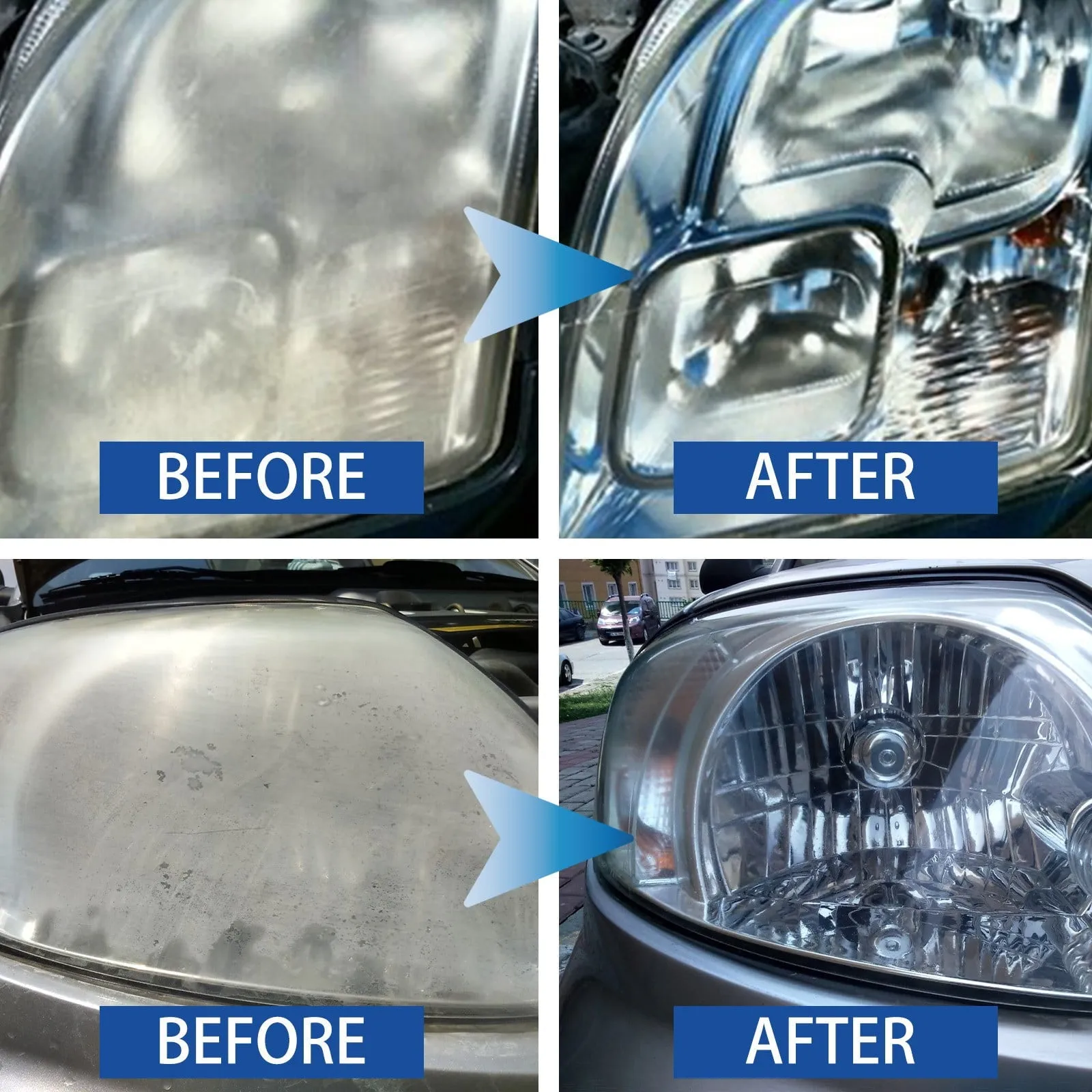 Auto Headlight Restoration Liquid, Car Headlight Scratch Restoring Fluid Headlight Repair Polish Cleaner for Polishing, Restoring Dull Yellow Headlamp 100ml