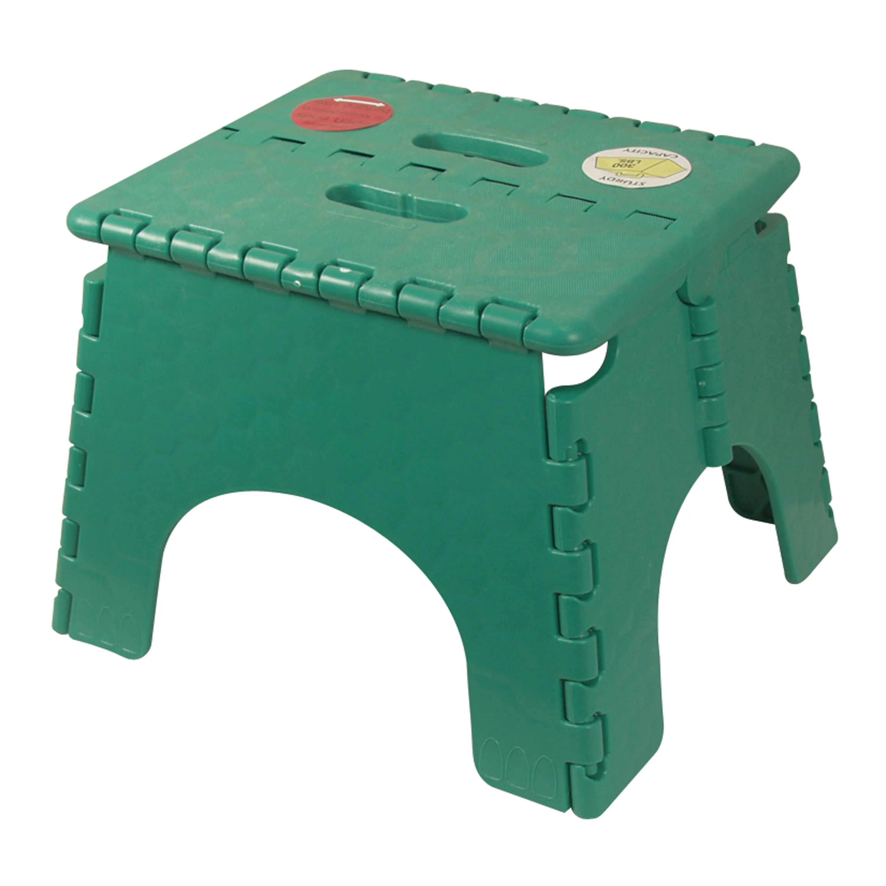 B & R Plastics 101-6Y-YELLOW E-Z Foldz Step Stool - 9", Yellow