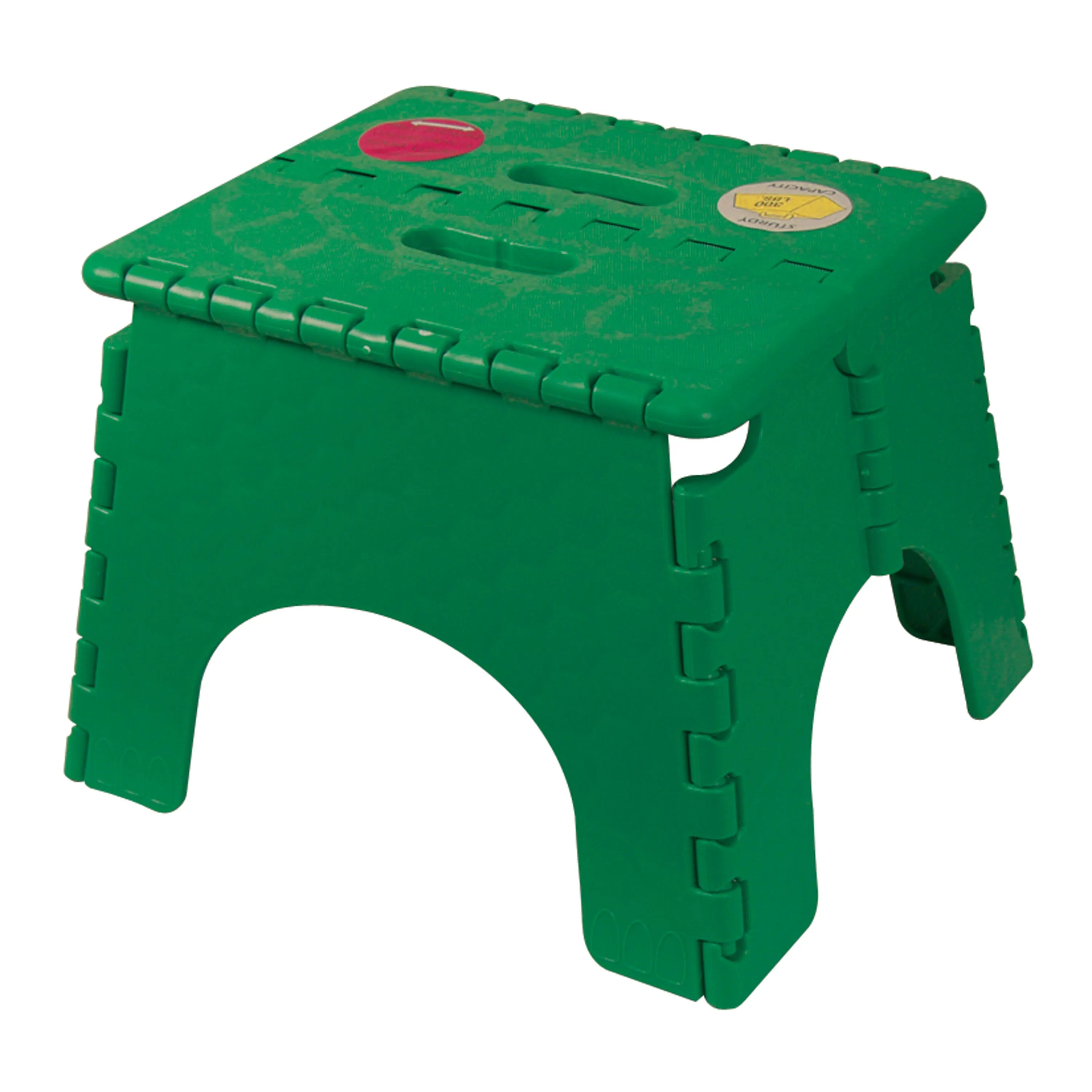 B & R Plastics 101-6Y-YELLOW E-Z Foldz Step Stool - 9", Yellow