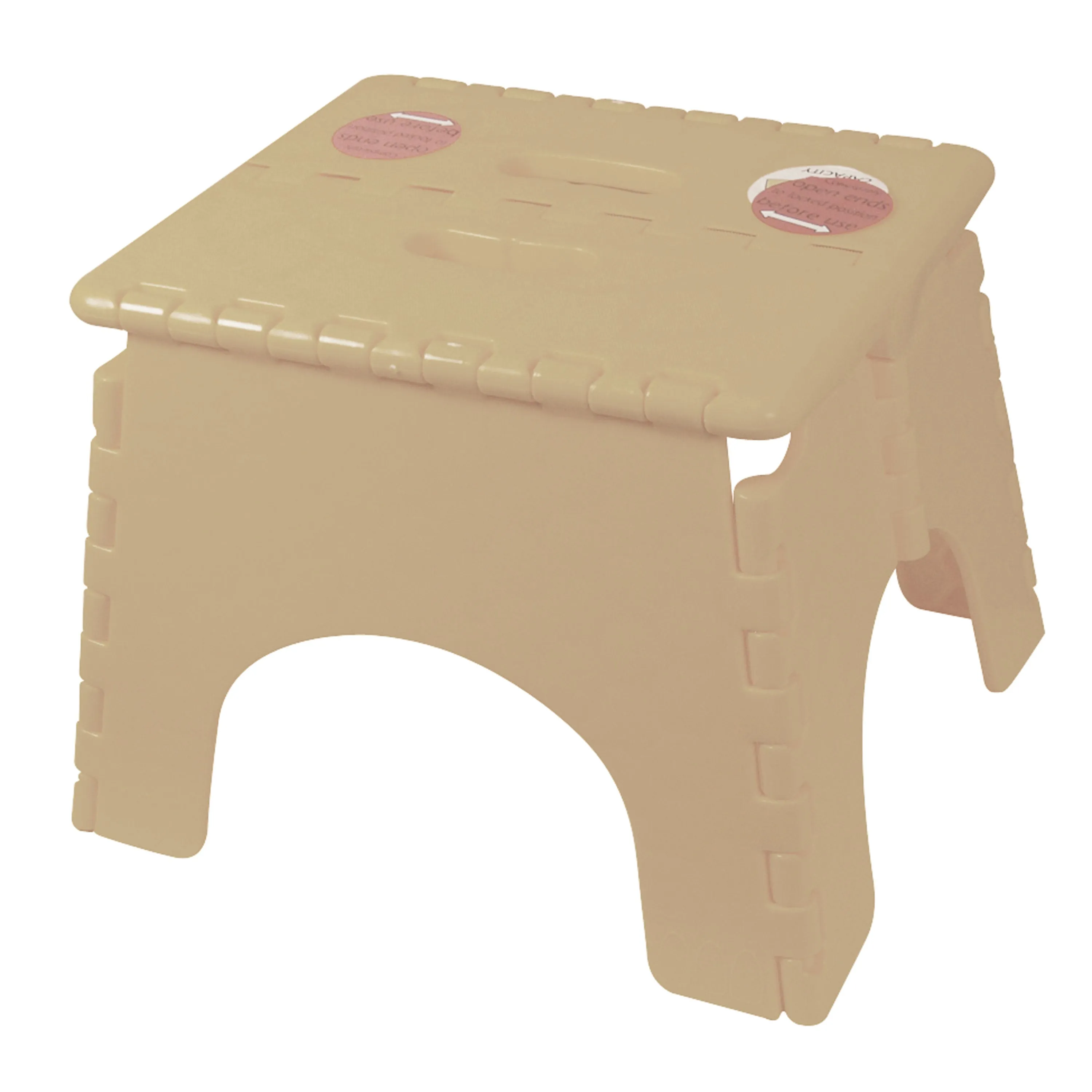 B & R Plastics 101-6Y-YELLOW E-Z Foldz Step Stool - 9", Yellow