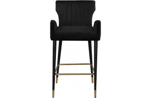 Bacchus Black Bar Stool