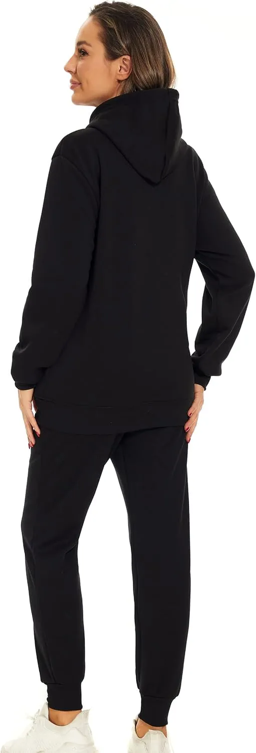 BAICAIYU Women's Hoodies and Sweatpants Suit 2 Pcs Outfits Men's Tracksuit Hooded Pullover Sweatsuits Jogger Sets
