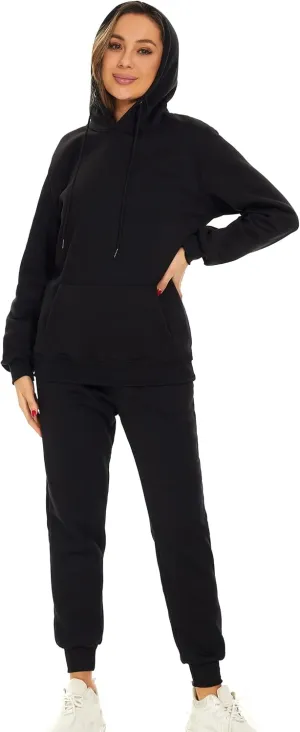 BAICAIYU Women's Hoodies and Sweatpants Suit 2 Pcs Outfits Men's Tracksuit Hooded Pullover Sweatsuits Jogger Sets