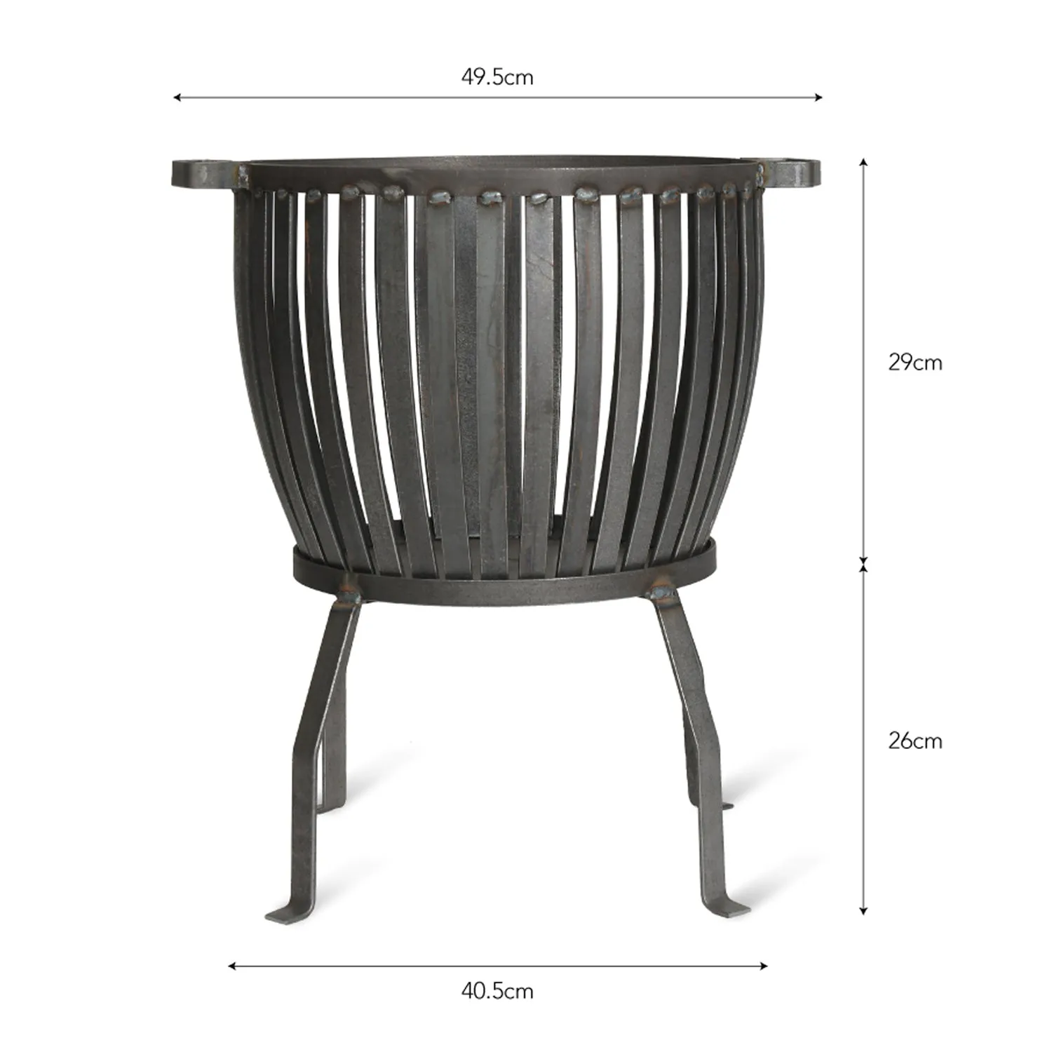 Barrington Fire Pit Small Steel