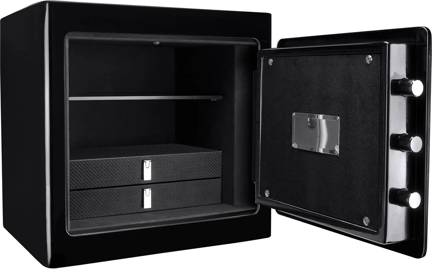 Barska Digital Keypad Fireproof Jewelry Safe 1.01 Cubic Ft, One Size, Black AX13106