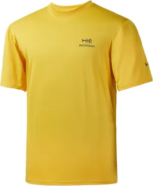 BASSDASH Men’s UPF 50  Sun Protection Fishing Shirt Short Sleeve UV T-Shirt