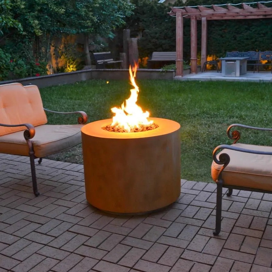 Beverly Round Fire Pit- Corten Steel