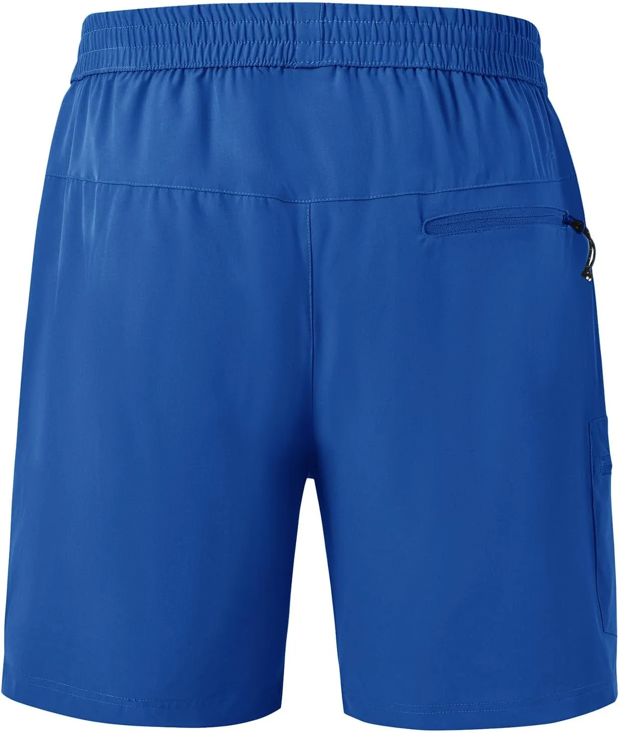BGOWATU Men's Athletic Hiking Shorts Stretch Quick Dry Sports Gym Shorts with Zipper Pockets for Fishing Travel