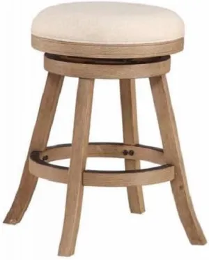 Boraam Fenton Stool, Counter Height, Driftwood Wire-Brush