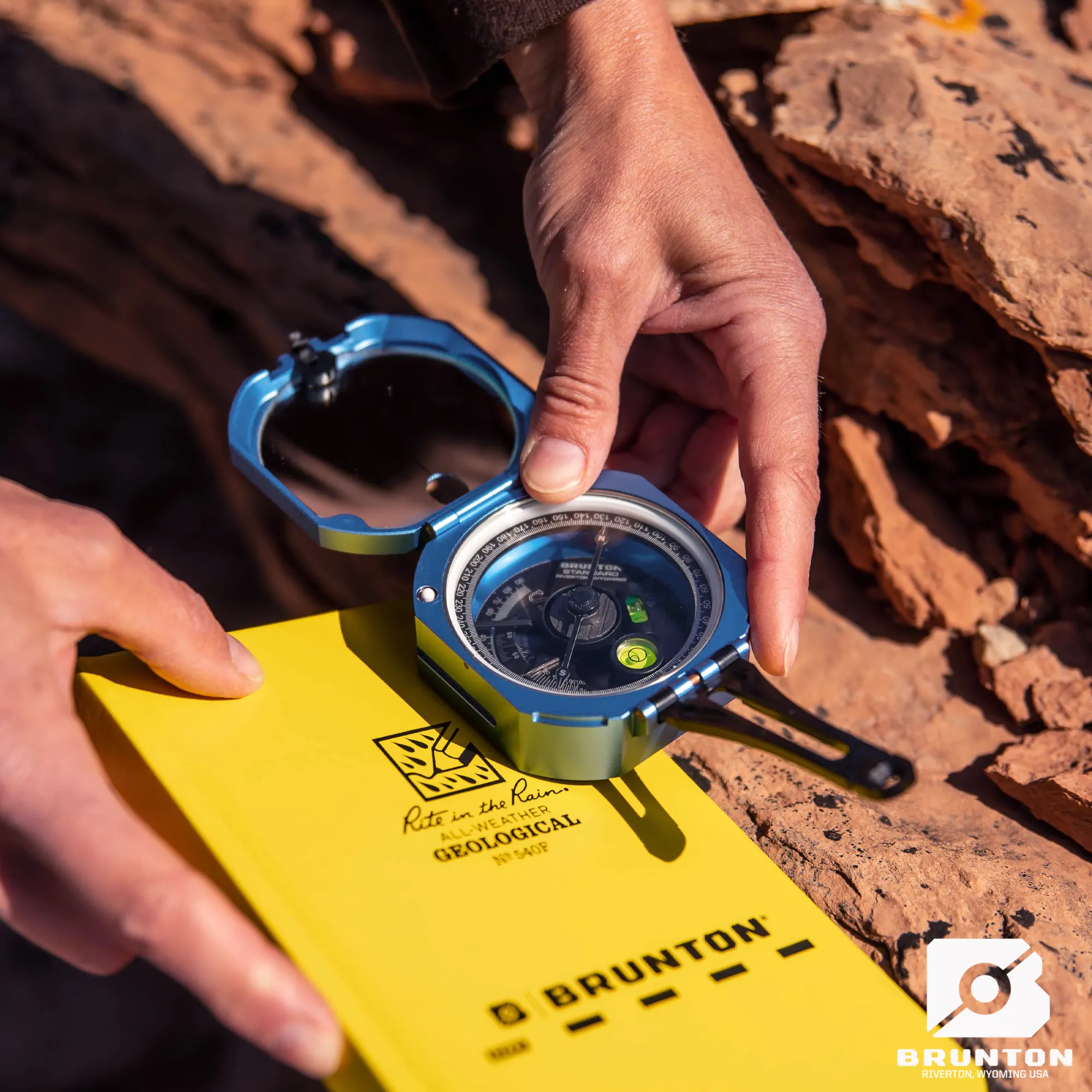 Brunton Standard Transit Compass - Blue