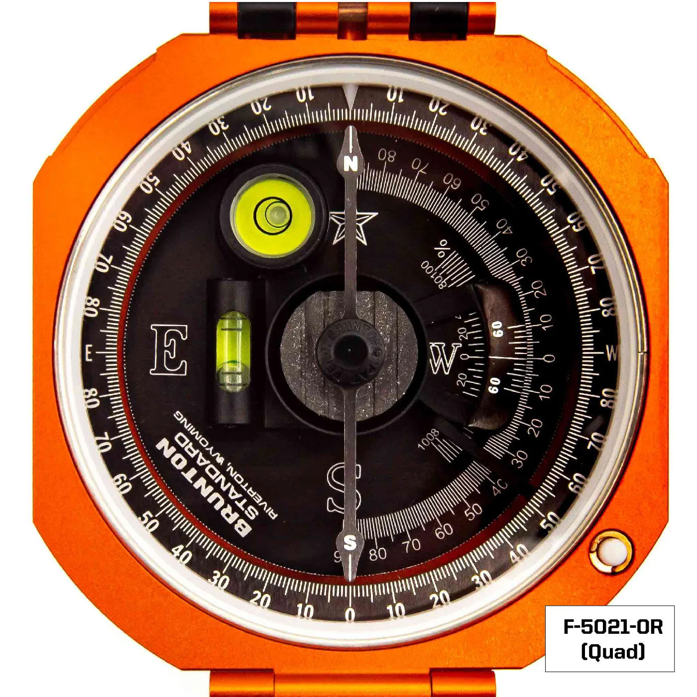 Brunton Standard Transit Compass - Orange