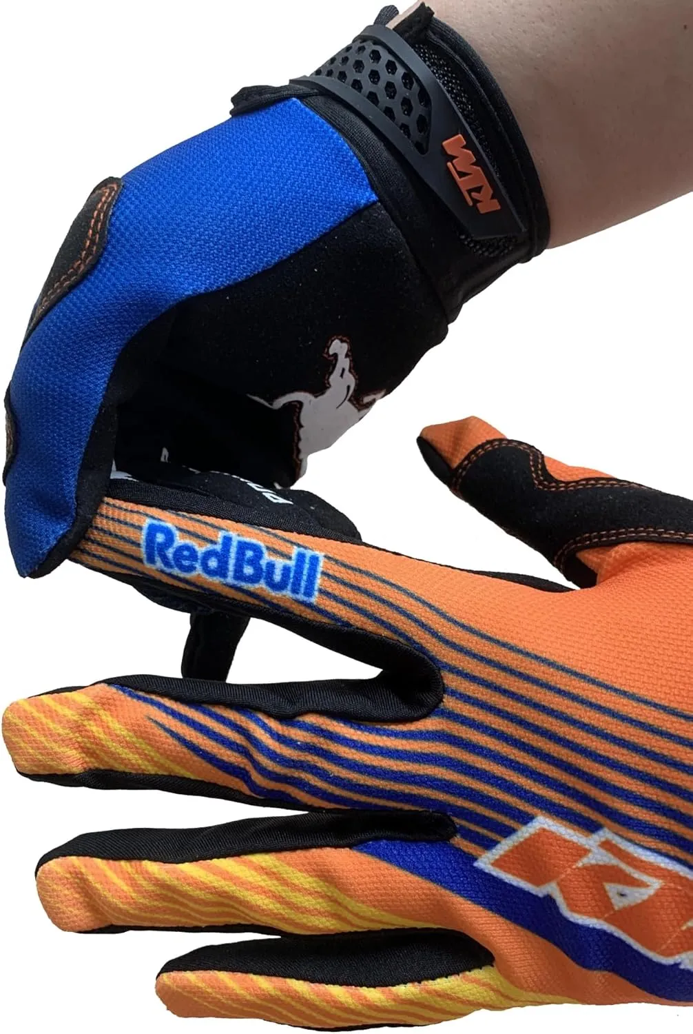 Bull Non-Slip MTB Motorcycle Biking Cycling Gloves Full Finger Off-Road Racing Gloves for Men Women & Mountaineering