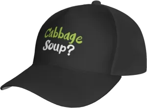 Cabbage Soup Baseball Cap for Men Women Classic Low Profile Golf Dad Hats Adjustable Trucker Hat Black