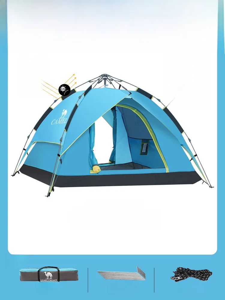 Camel Camping Super sale Tent Portable Spring deal - Rain-Proof Automatic