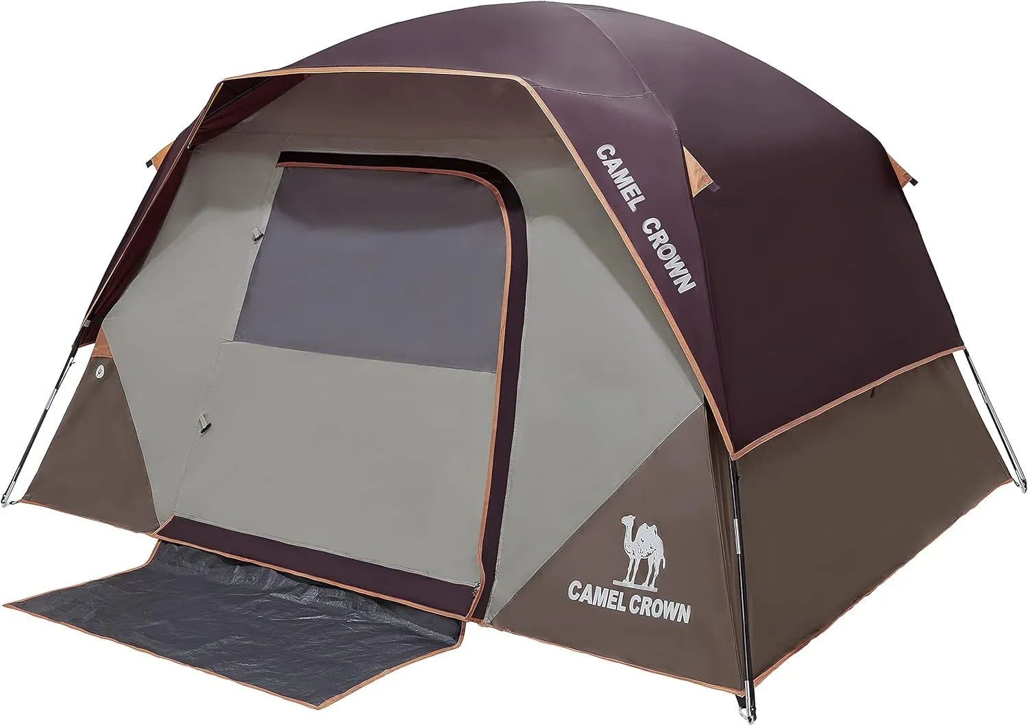 CAMEL CROWN Tents for Camping 4/8 Person Waterproof Quick Setup Folding Outdoor Backpacking Tents 4 People Family Hiking