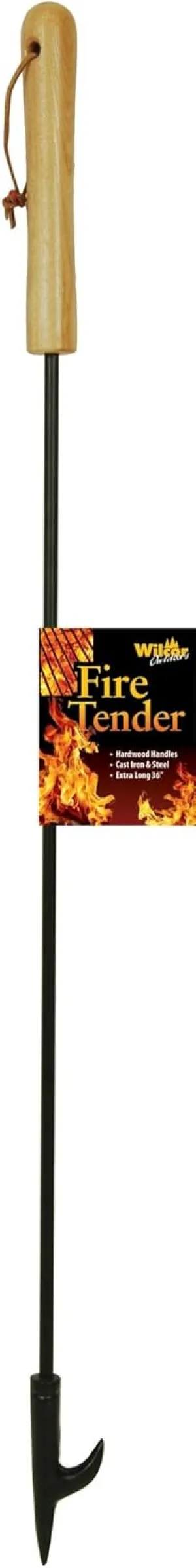 Campfire Fire Place Tender Poker, Extra Long 36-inch