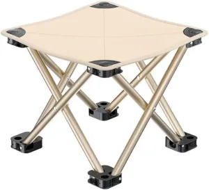 Camping Stool Portable Outdoor Folding S-Tool Pony Lightable Camping Chair Foldable Folding St-ool for Travel Picnic Camping Fishing Chair Bench STO-ol