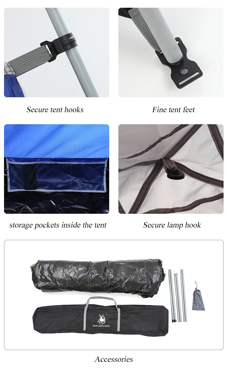Camping Tent 5-6-7-8 Person Car Tent