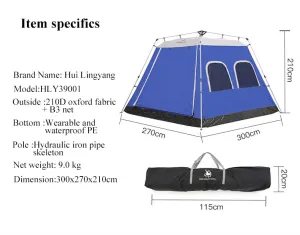 Camping Tent 5-6-7-8 Person Car Tent