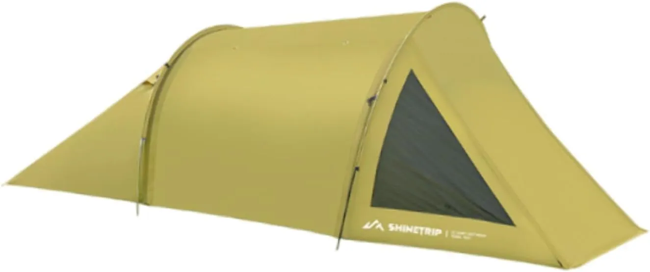 Camping Tent Family Tent Easy Setup Oxford Cloth Large Space Tunnel Tent Backpacking Tent for Hiking Traveling Trekking Beach