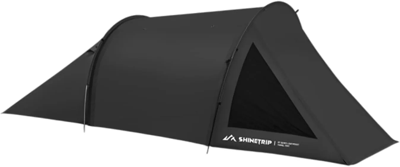 Camping Tent Family Tent Easy Setup Oxford Cloth Large Space Tunnel Tent Backpacking Tent for Hiking Traveling Trekking Beach