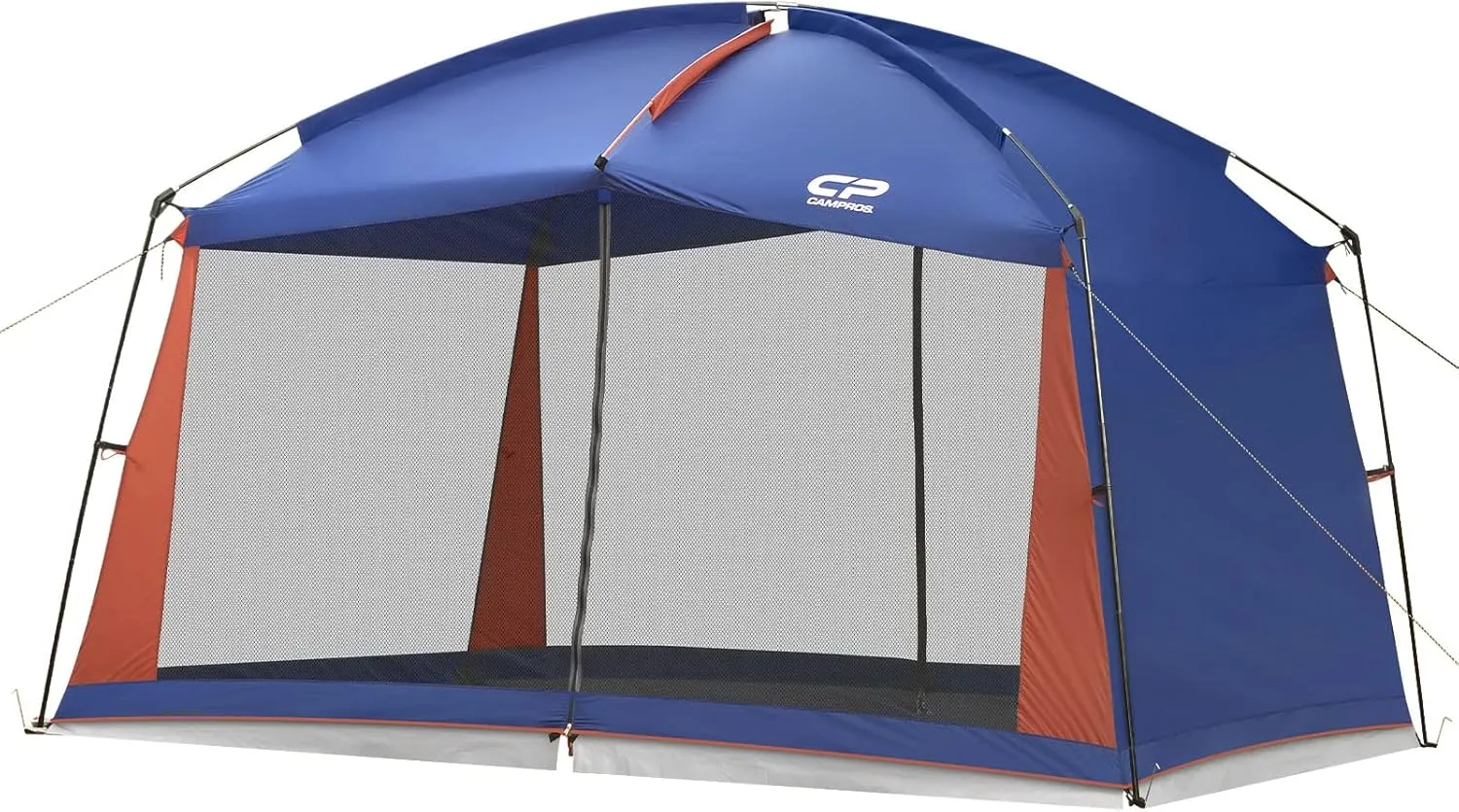 CAMPROS CP Screen House Room with 1 Side Wind/Sun Panel Canopy Tent Camping Tent Screen Shelter Gazebos for Patios Outdoor Camping Activities, 12'X10'X90in(H) - Blue