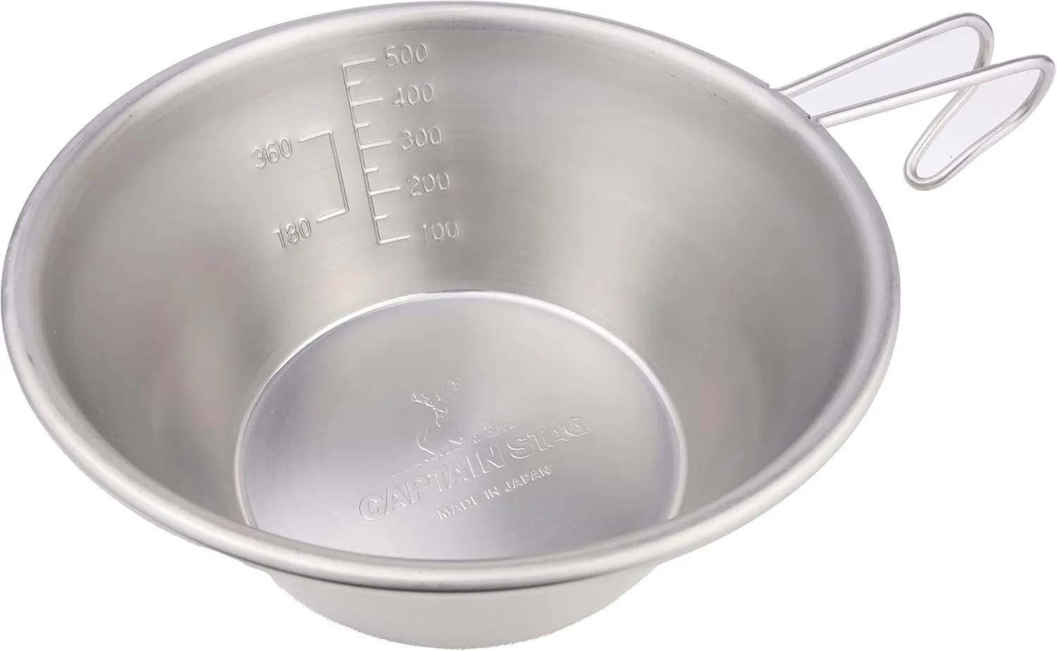 Captain Stag UH-49 Sierra Cup, Stainless Steel, Large, 20.2 fl oz (630 ml), Spiral Finish, Stainless Steel, Made in Japan, Tsubamesanjo, Silver
