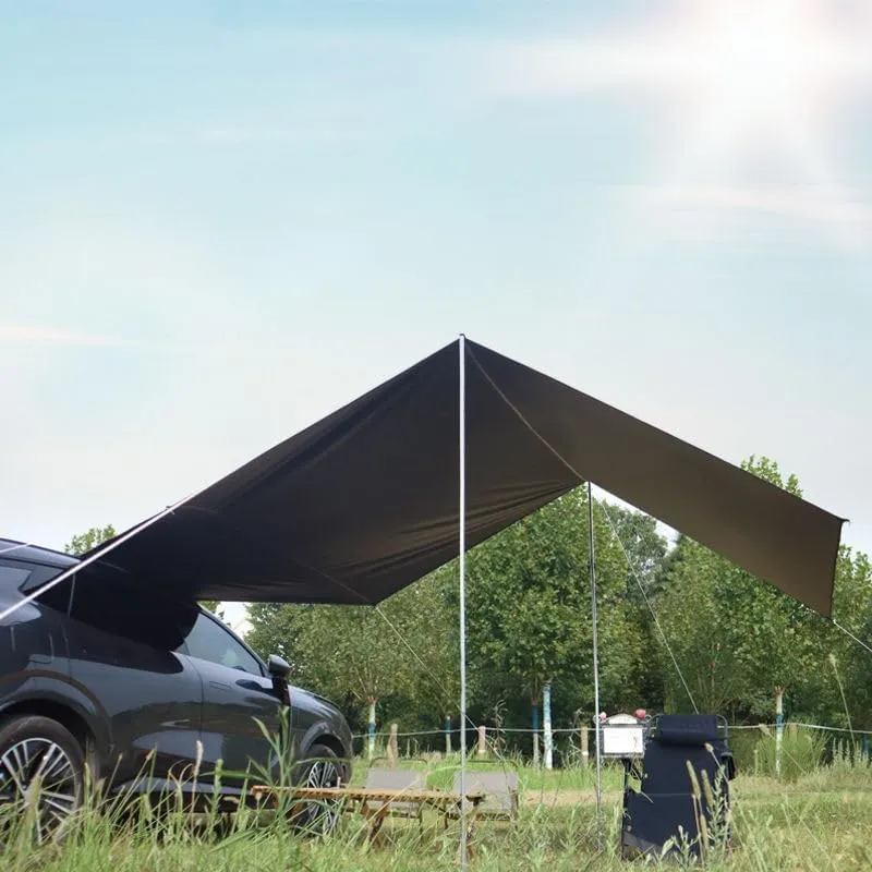 car Awning Free Standing for Ligier JS50/JS60/Myli/Pulse 4/Be Sun/Be Two/OptiMax/X-Pro/X-Too, Weatherproof and Ultraviolet, Quick Set-up, Significantly Improves Shadew and Privacy