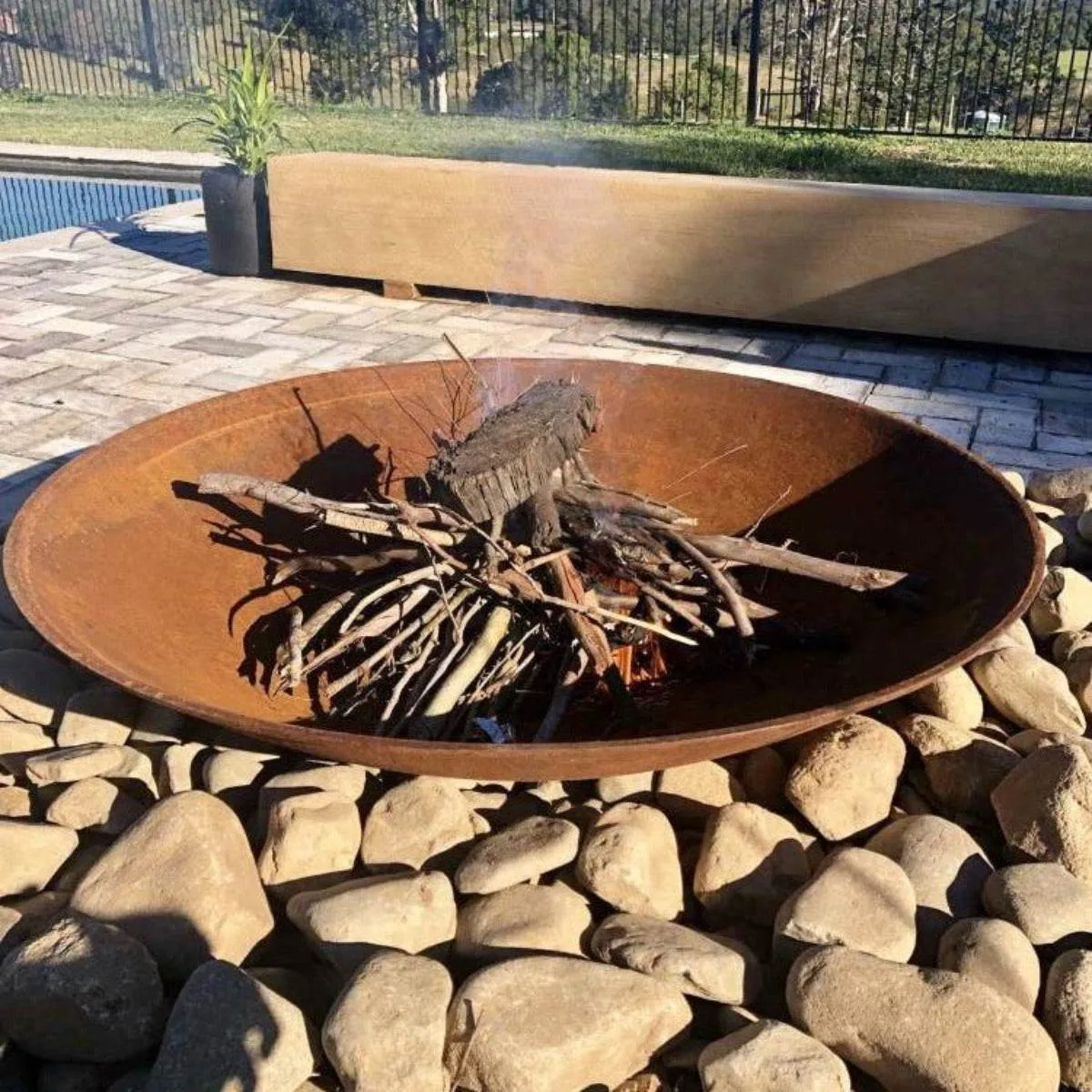 Cauldron Cast Iron Fire Pit - 100cm