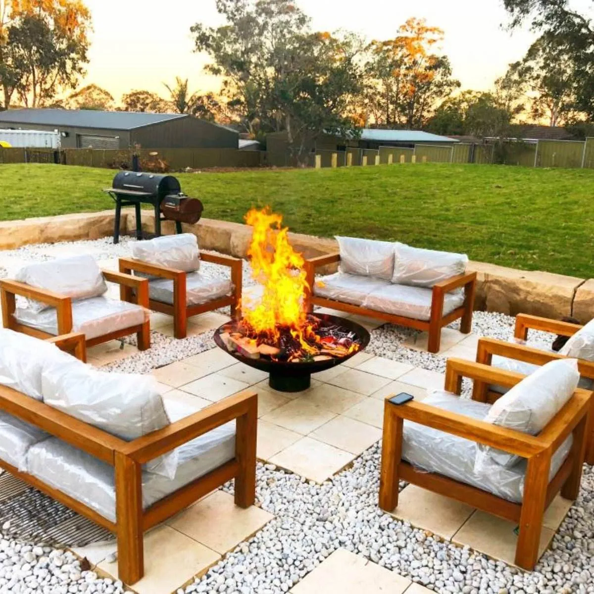 Cauldron Cast Iron Fire Pit -120cm