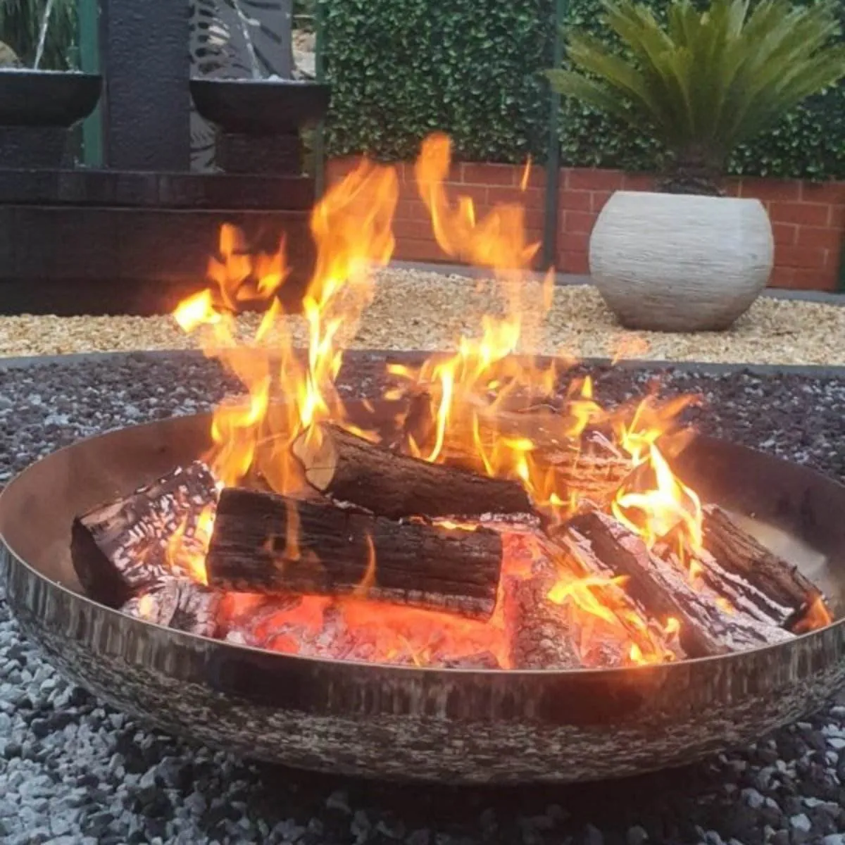 Cauldron Stainless Steel Fire Pit - 100cm