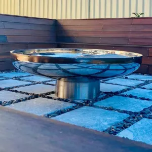 Cauldron Stainless Steel Fire Pit 120cm