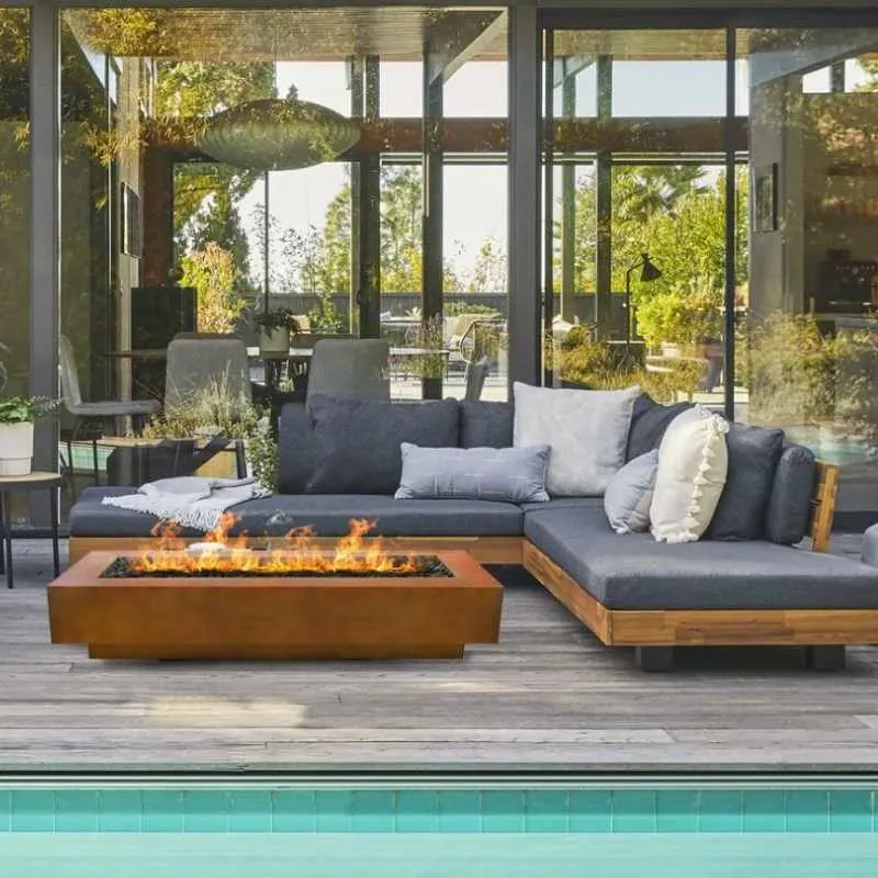 Cedar Park Fire Pit - Corten Steel | 108"
