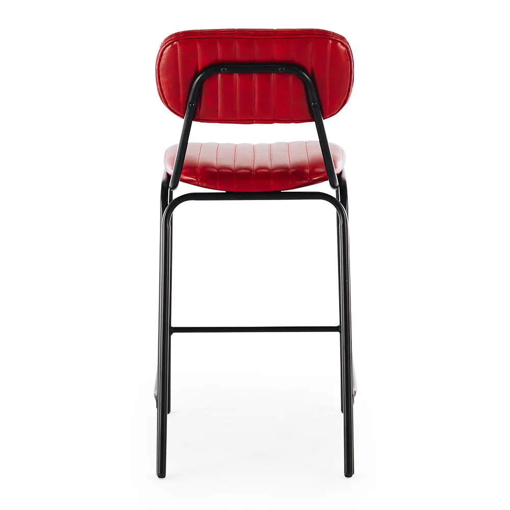Chevy Bar Stool Red