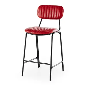 Chevy Bar Stool Red