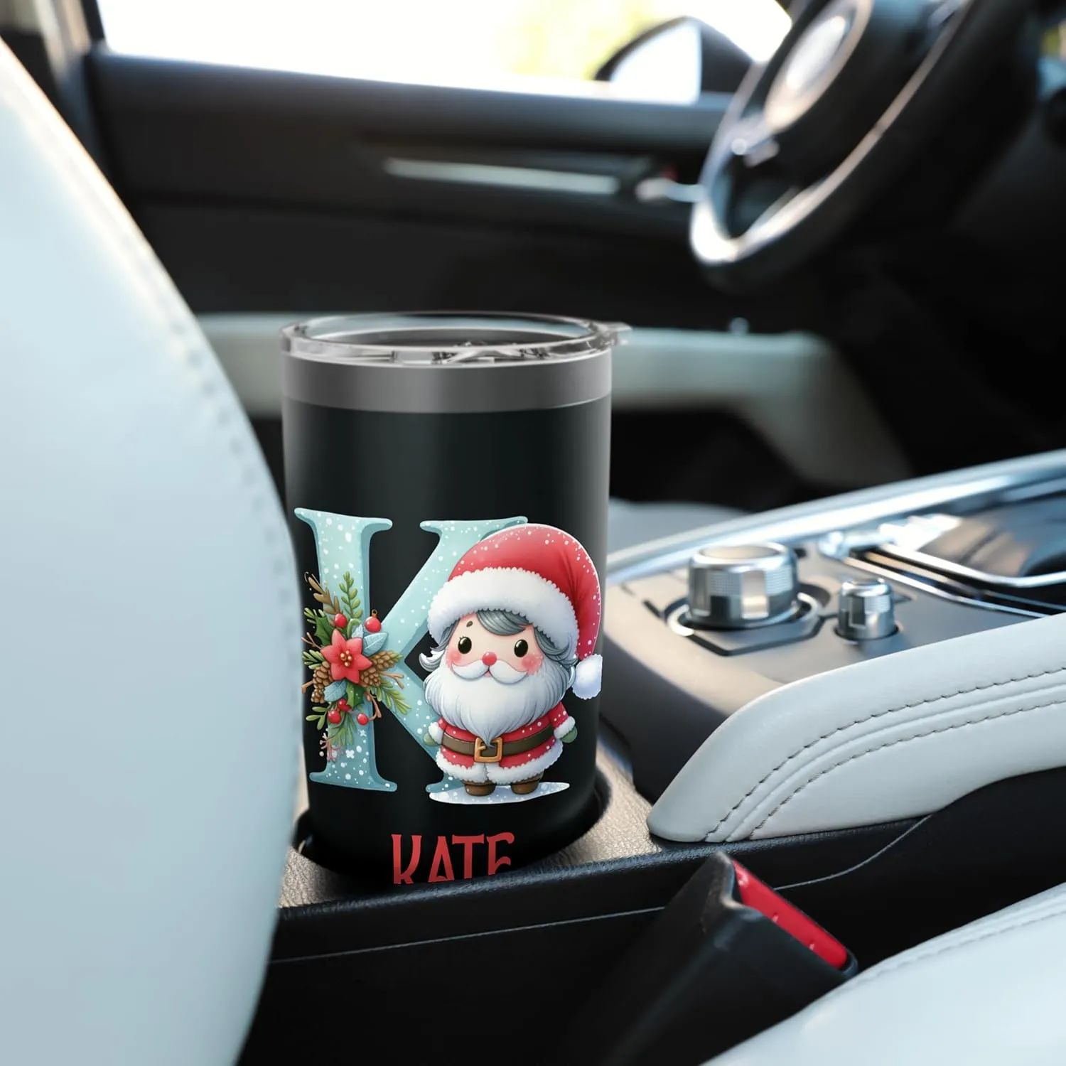 Christmas Letters Kate Winter Letter Girls Name Stainless Steel Insulated Tumbler
