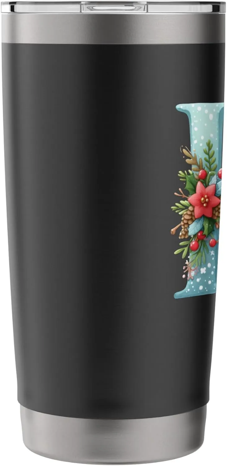 Christmas Letters Kate Winter Letter Girls Name Stainless Steel Insulated Tumbler