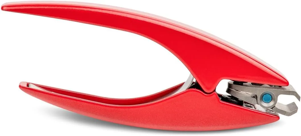 ClipperPro® Omega Toenail Clipper - Ergonomic Large Nail Clippers for Women & Men | Heavy-Duty Nail Clippers | Toenail Clippers with 180º Swivel Head (Fire Red Edition)