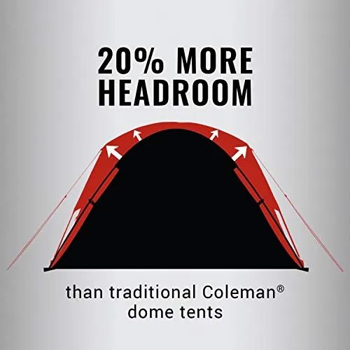 Coleman Skydome Camping Tent | 4 Person, Blue