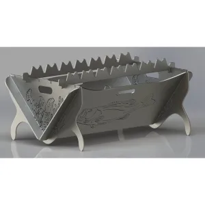Collapsible Fire Pit DXF for CNC | Trout and Bass Fishes