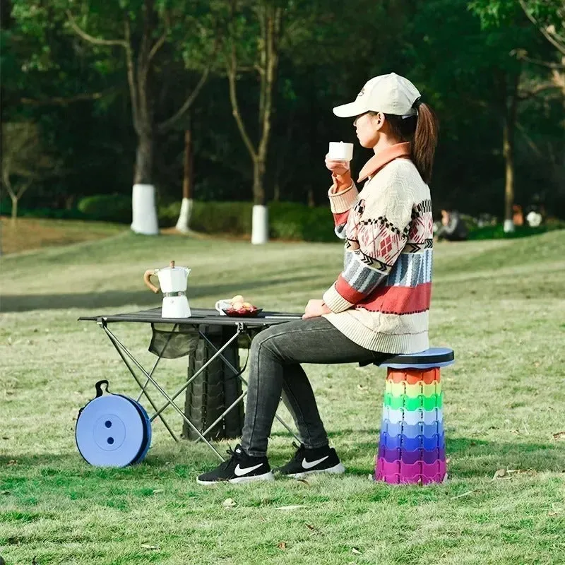 CompactSeat™ - Portable Collapsible Folding Stool
