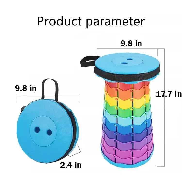 CompactSeat™ - Portable Collapsible Folding Stool