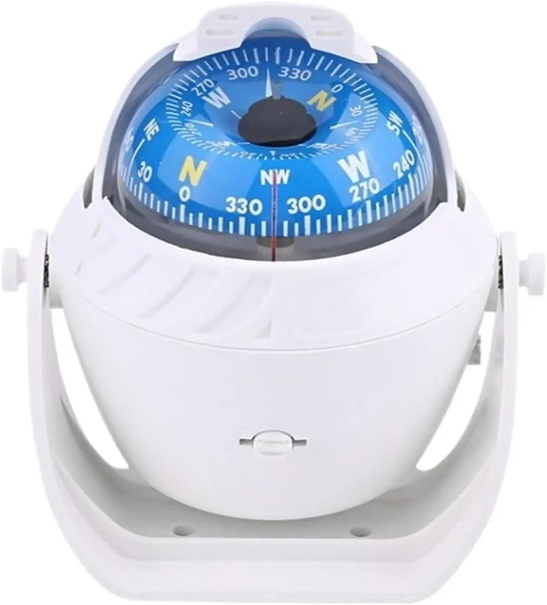 Compass 1 Piece White Light Electronic Navigation Compass Camping Gear with Light Compass Guide Ball Marine Boat Vehicle Car Car Compass