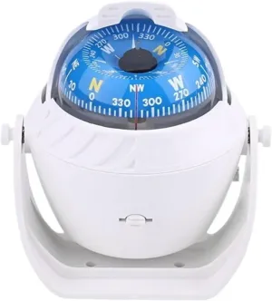 Compass 1 Piece White Light Electronic Navigation Compass Camping Gear with Light Compass Guide Ball Marine Boat Vehicle Car Car Compass
