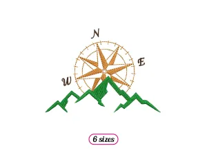 Compass rose Mountains