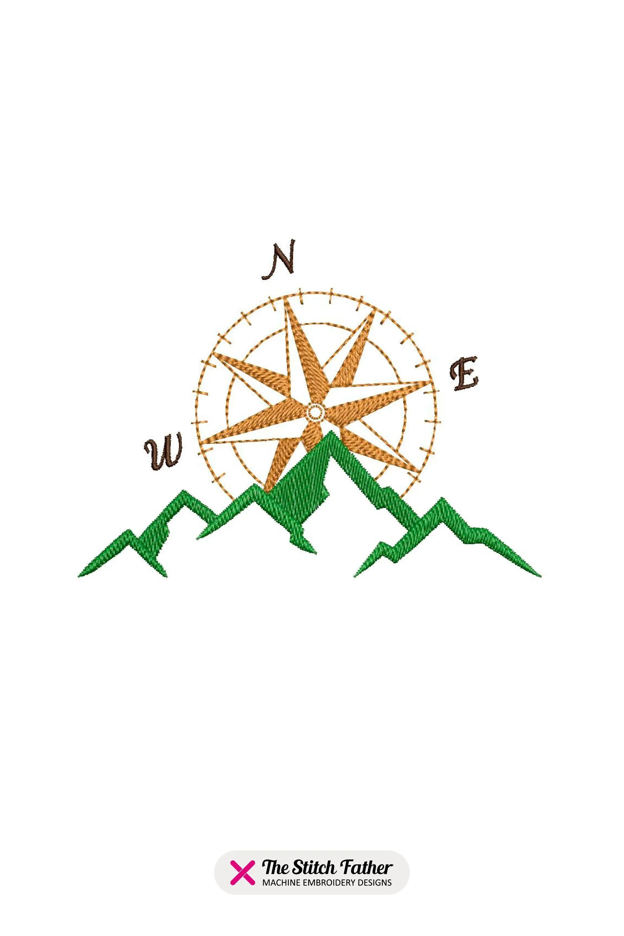 Compass rose Mountains