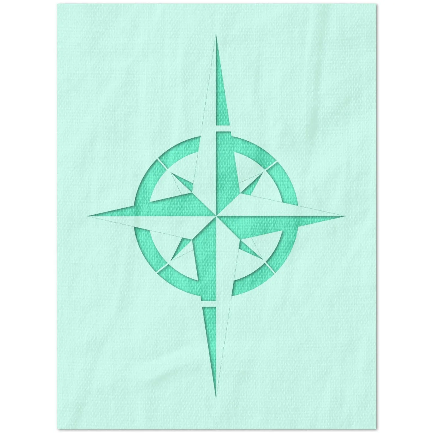 Compass Rose Stencil