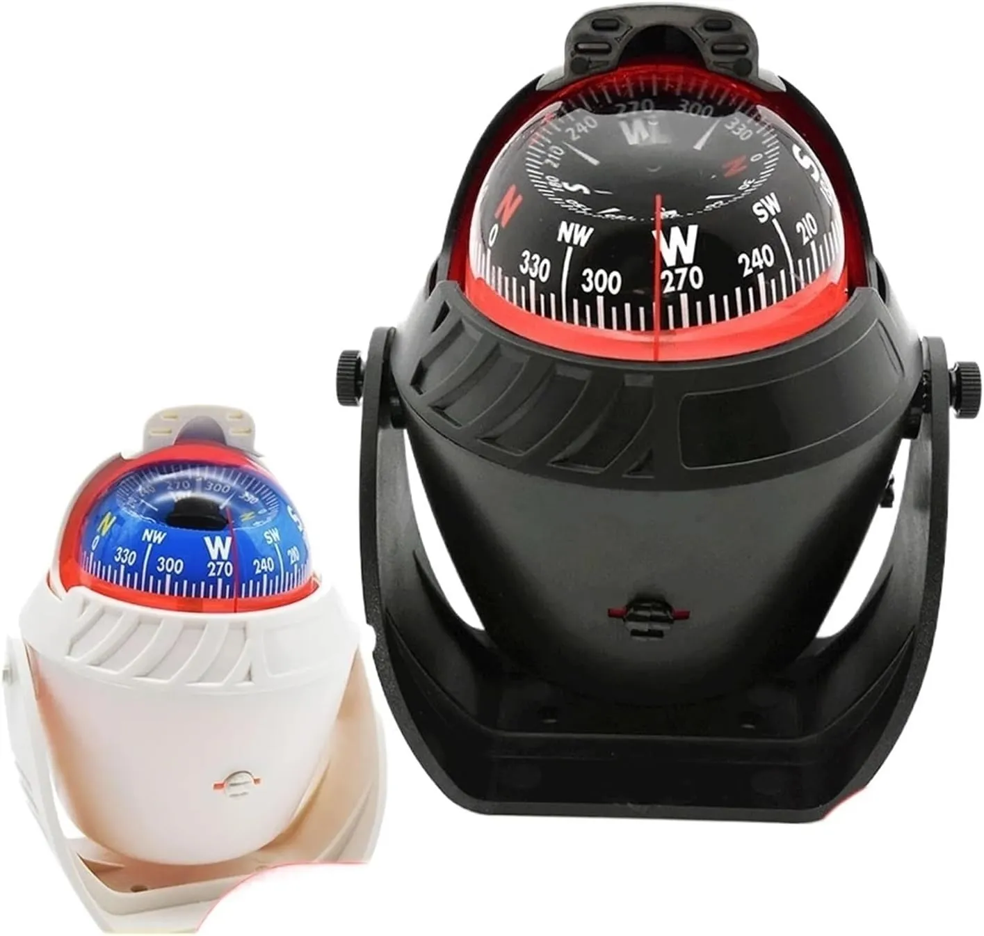 Compass Sea Marine Pivoting Compass Electronic Navigation Compass Camping Gear Light Compass Guide Ball Boat Vehicle Car Car Compass(A)